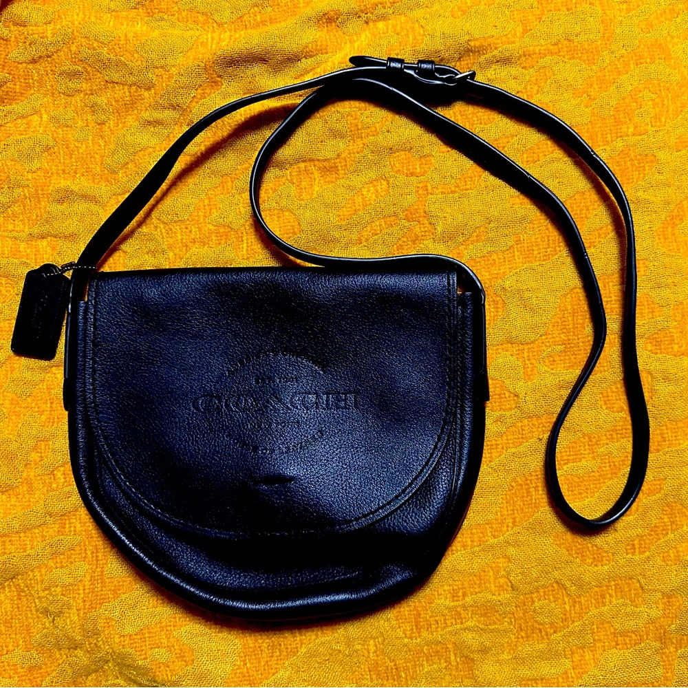 NWT Coach Black Hudson Crossbody Bag